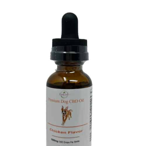 Chicken Flavored 1000mg CBD Tincture for Dogs.