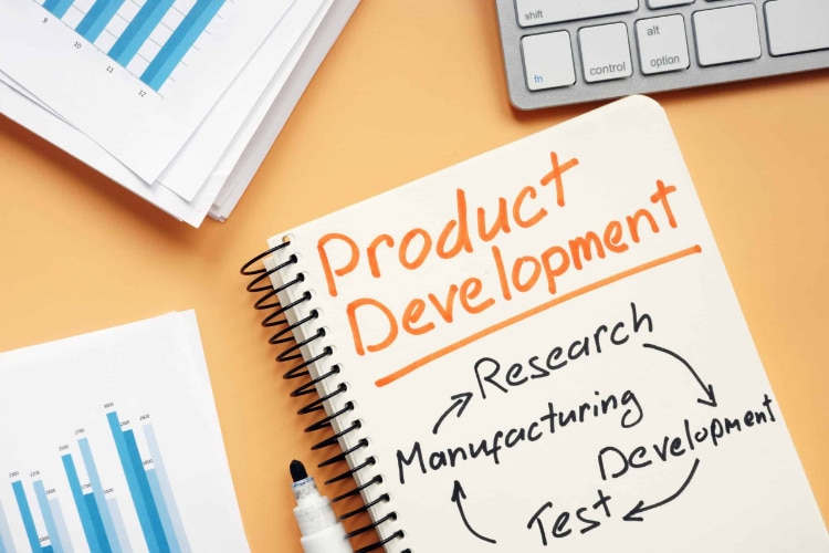 Product development cycle.